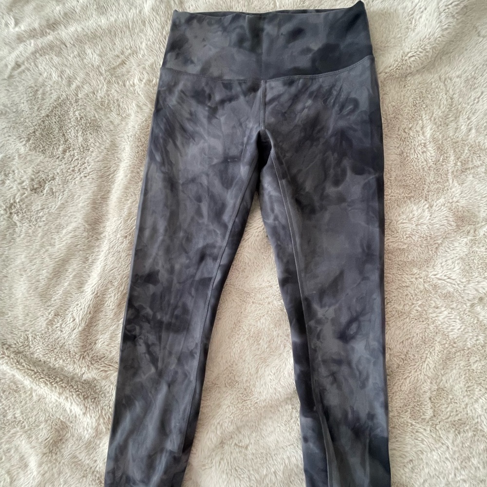 Lulu Lemon Black/gray Leggings